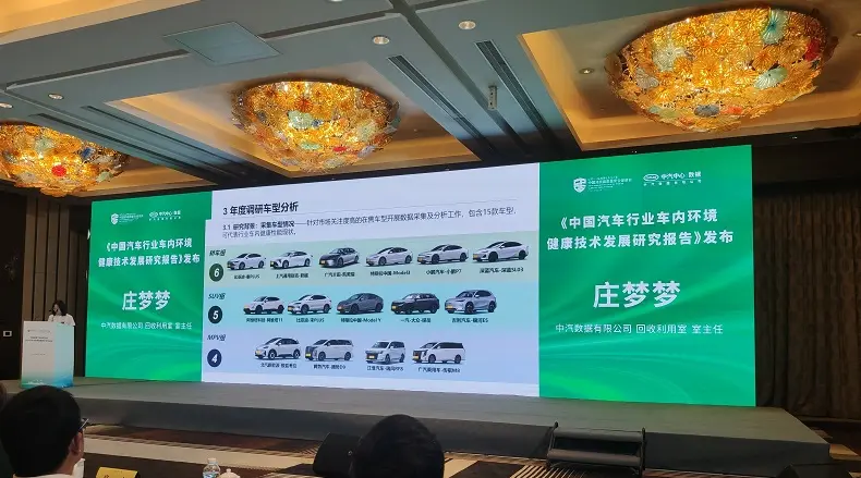 2024年“中国健康汽车”出炉，车内健康引人关注